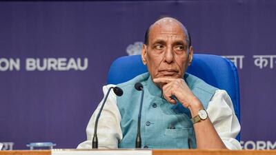 Union defence minister Rajnath Singh and BJP president JP Nadda dialled the leaders of at least 12 parties to build a consensus ahead of the July 18 Presidential election. (PTI) Union defence minister Rajnath Singh and BJP president JP Nadda dialled the leaders of at least 12 parties to build a consensus ahead of the July 18 Presidential election. (PTI)