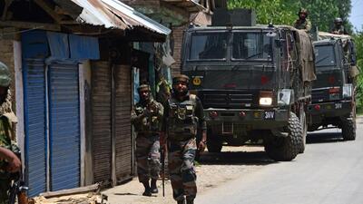 Two Lashkar-e-Taiba (LeT) terrorists, including one behind the murder of a bank manager, were killed in an encounter with security forces in Jammu and Kashmir’s Shopian district on Wednesday, police said. Two Lashkar-e-Taiba (LeT) terrorists, including one behind the murder of a bank manager, were killed in an encounter with security forces in Jammu and Kashmir’s Shopian district on Wednesday, police said.