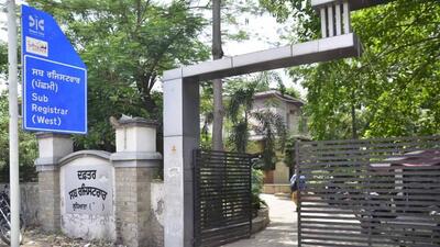 Last month, Punjab government suspended two revenue officers of the level of tehsildar for registering ownership deeds of properties falling in unauthorised housing colonies, subsequent to which the revenue staff across the state including district revenue officers, tehsildars and naib-tehsildars proceeded on mass casual as a mark of protest. (HT Photo)