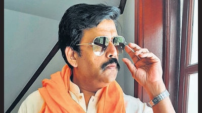 Actor and parliamentarian Ravi Kishan on his visit to Lucknow. (Deep Saxena/HT) Actor and parliamentarian Ravi Kishan on his visit to Lucknow. (Deep Saxena/HT)