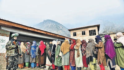 The Union government promised that it would hold elections to the UT of J&K, and consider the restoration of its statehood. (HT file photo) The Union government promised that it would hold elections to the UT of J&K, and consider the restoration of its statehood. (HT file photo)
