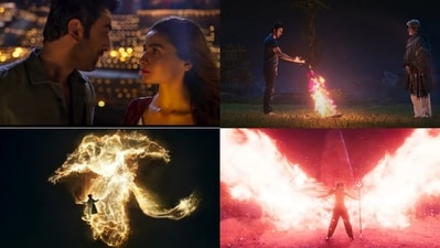 Brahmastra Trailer introduces the film's grand scale. Brahmastra Trailer introduces the film's grand scale.