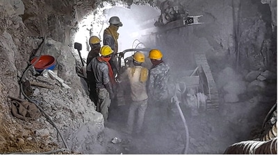 Rahul Sahu was stuck in the borewell for 104 hours in the Pihrid village in Janjgir Champa district of Chhattisgarh, Tuesday, June 14, 2022. (PTI) Rahul Sahu was stuck in the borewell for 104 hours in the Pihrid village in Janjgir Champa district of Chhattisgarh, Tuesday, June 14, 2022. (PTI)