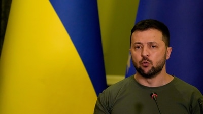 Ukraine President Volodymyr Zelenskyy. (AP) Ukraine President Volodymyr Zelenskyy. (AP)