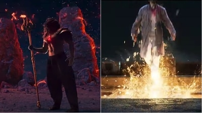 Fans shared pictures as they are sure that Shah Rukh Khan features in Brahmastra trailer.