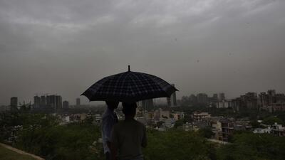 Gurugram on Wednesday recorded a maximum temperature of 42.7°C and a minimum of 27.3°C. (Vipin Kumar/HT PHOTO)