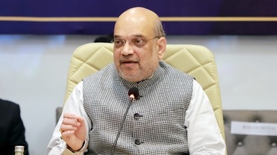 Union home minister Amit Shah. Union home minister Amit Shah.