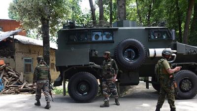 Terrorists responsible for the killing of Rajini Bala, the 36-year-old teacher who was killed by terrorists outside a school on May 31, were trapped in an ongoing encounter in Jammu and Kashmir’s Kulgam district, police said on Wednesday. (ANI)