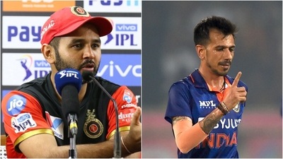 Parthiv Patel; Yuzvendra Chahal (BCCI/PTI) Parthiv Patel; Yuzvendra Chahal (BCCI/PTI)