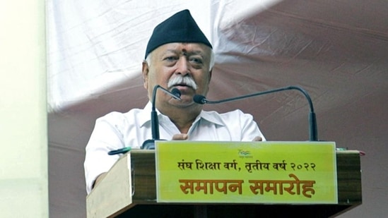 RSS chief Mohan Bhagwat. (ANI)