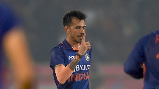 Chahal took three wickets in Visakhapatnam (PTI)