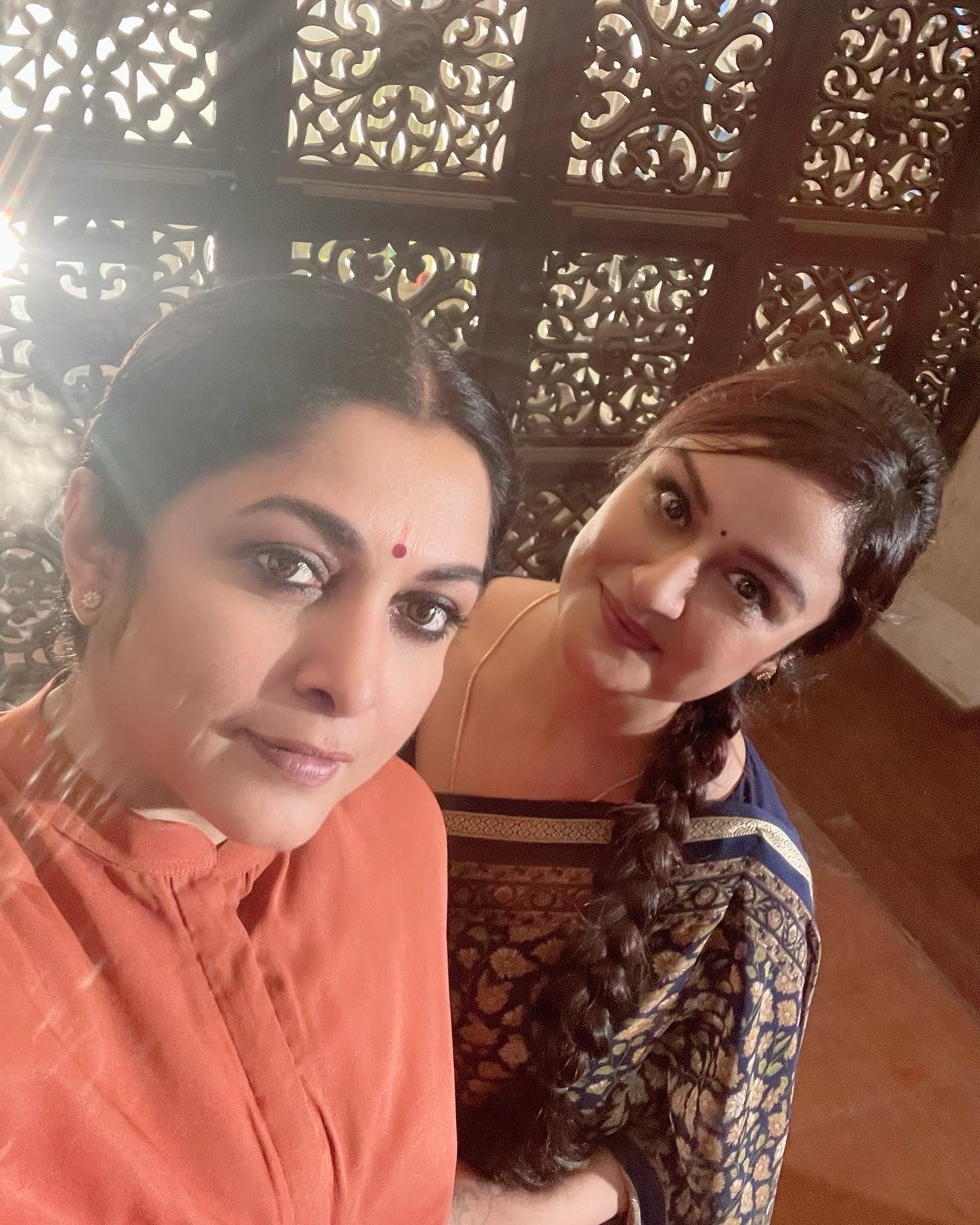 Ramya Krishnan is filling Queen season 2. Ramya Krishnan is filling Queen season 2. 