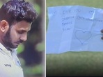 Manoj Tiwary after reaching 100 against Madhya Pradesh