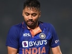 India's Avesh Khan India's Avesh Khan