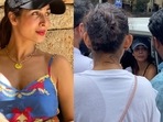 Malaika Arora reacted to a fan for taking multiple pictures with her. Malaika Arora reacted to a fan for taking multiple pictures with her.