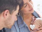 Priyanka Chopra and Nick Jonas with their daughter Malti. Priyanka Chopra and Nick Jonas with their daughter Malti.