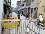Paramilitary personnel stand guard at the barricaded area where a violent protest broke out on June 10th against suspended BJP leader Nupur Sharma over her alleged remarks on Prophet Muhammad, in Ranchi on Thursday, June 16, 2022. (ANI Photo) Paramilitary personnel stand guard at the barricaded area where a violent protest broke out on June 10th against suspended BJP leader Nupur Sharma over her alleged remarks on Prophet Muhammad, in Ranchi on Thursday, June 16, 2022. (ANI Photo)