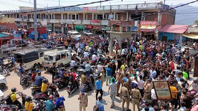 The protestors blocked traffic in Uttarakhand’s Pithoragarh district demanding withdrawal of the Centre’s Agnipath scheme. (Sourced)