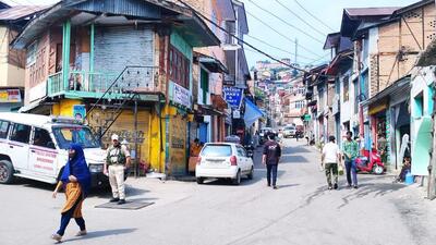 Curfew was relaxed for three hours in Bhaderwah town of Jammu and Kashmir’s Doda district. (PTI) Curfew was relaxed for three hours in Bhaderwah town of Jammu and Kashmir’s Doda district. (PTI)