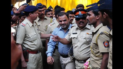 Considering the security implications, the appeal was heard online by State Information Commissioner Rahul Pande on Wednesday in the presence of jail superintendent Anup Kumre. (Vijayanand Gupta/ Hindustan Times) Considering the security implications, the appeal was heard online by State Information Commissioner Rahul Pande on Wednesday in the presence of jail superintendent Anup Kumre. (Vijayanand Gupta/ Hindustan Times)
