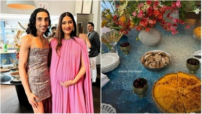 Sonam Kapoor has shared pictures from her baby shower. Sonam Kapoor has shared pictures from her baby shower.