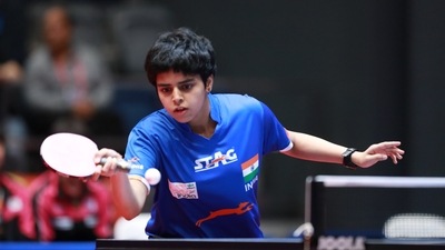 Indian table tennis player Archana Kamath (Twitter)
