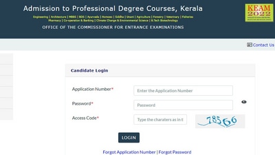 KEAM 2022 admit card released at cee.kerala.gov.in, direct link