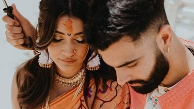 Ankur Rathee and Anuja Joshi got married on Wednesday. (Courtesy: admediauk) Ankur Rathee and Anuja Joshi got married on Wednesday. (Courtesy: admediauk)