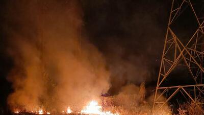The staff, however, turned off the Aggar Nagar grid in Ludhiana as a precautionary measure, anticipating damage to the infrastructure and power supply lines, The cause of fire is yet to be ascertained. (HT PHOTO)
