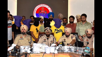 Five hardcore criminals arrested in Jalandhar (HT Photo)
