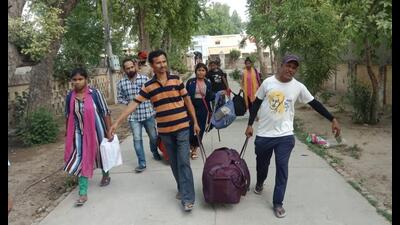 Forty-three inmates of Arya Ananthayla, an orphanage in Ferozepur, were sent back to their homes in two districts of Jharkhand on Thursday following orders of the Punjab and Haryana high court. Forty-three inmates of Arya Ananthayla, an orphanage in Ferozepur, were sent back to their homes in two districts of Jharkhand on Thursday following orders of the Punjab and Haryana high court.