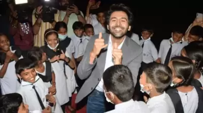 Kartik Aaryan's pics from Bhool Bhulaiyaa 2's screening. (Varinder Chawla)