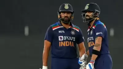 Rohit Sharma and Virat Kohli (PTI) Rohit Sharma and Virat Kohli (PTI)