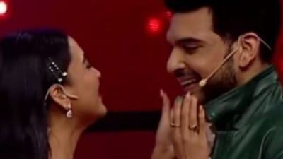 Karan and Tejasswi on Dance Deewane Juniors.
