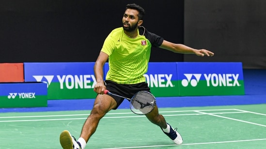 HS Prannoy of India(PTI)