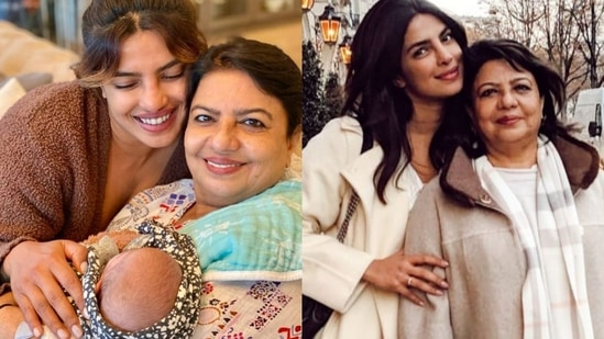 Priyanka Chopra marked mom Madhu Chopra's birthday with a small glimpse of her daughter.