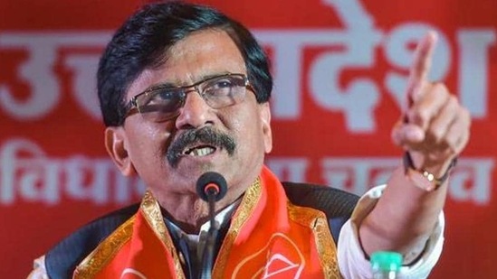 Shiv Sena leader Sanjay Raut. (HT FILE PHOTO.)