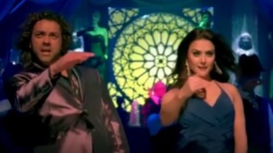 Preity Zinta shares a video.