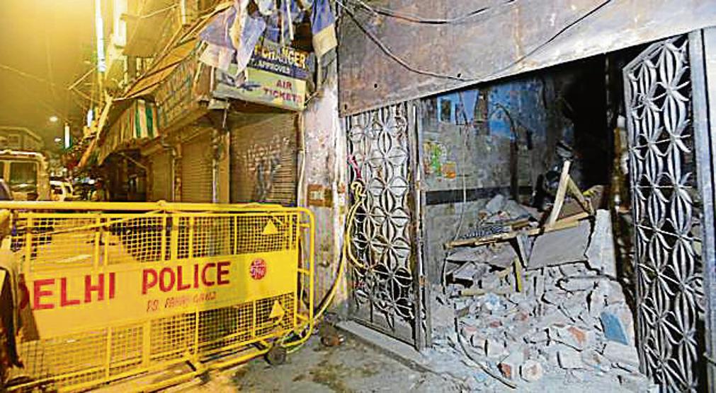 Site of the accident. (Arvind Yadav/HT) Site of the accident. (Arvind Yadav/HT)