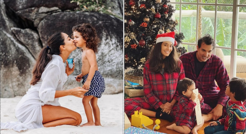 Lisa Haydon and husband Dino Lalvani have three kids together. Lisa Haydon and husband Dino Lalvani have three kids together. 
