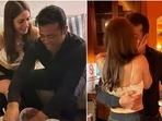 Kim Sharma and Leander Paes celebrate the tennis player's 49th birthday. Kim Sharma and Leander Paes celebrate the tennis player's 49th birthday.