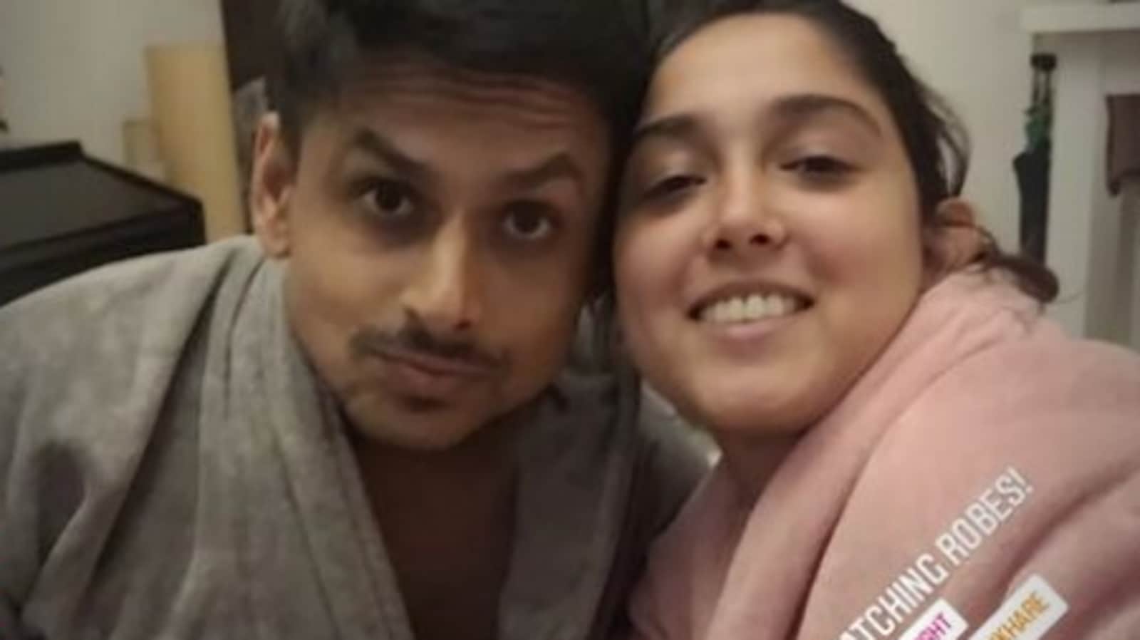 Ira Khan shares ‘matching robes’ selfie with boyfriend Nupur Shikhare from date night. See pic