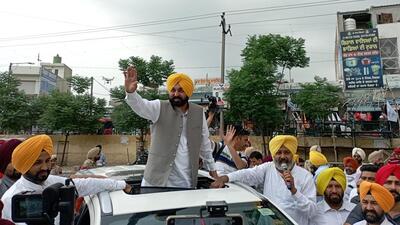 Punjab CM Bhagwant Mann lashed out at the Congress and Shiromani Akali Dal for allegedly “patronising notorious criminals and mafia” during their rule in the state. (HT Photo) Punjab CM Bhagwant Mann lashed out at the Congress and Shiromani Akali Dal for allegedly “patronising notorious criminals and mafia” during their rule in the state. (HT Photo)