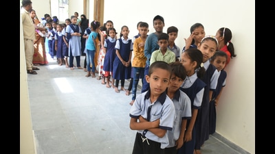 Panvel City Municipal Corporation is all set to start an English medium civic school from the current academic year. (HT FILE PHOTO FOR REPRESENTATIONAL PURPOSE ONLY)