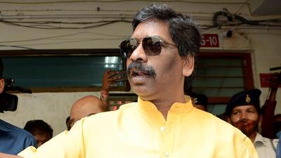 Jharkhand chief minister Hemant Soren is yet to file his response to the notice issued by the Election Commission on a representation that seeks his disqualification from the assembly (ANI)