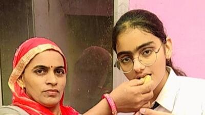 Amisha, a student of Isharwal Public School at Bhiwani, grabbed the first rank by scoring 499 marks out of 500. (HT Photo) Amisha, a student of Isharwal Public School at Bhiwani, grabbed the first rank by scoring 499 marks out of 500. (HT Photo)