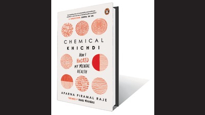 Raje’s new book is titled Chemical Khichdi: How I Hacked My Mental Health. Raje’s new book is titled Chemical Khichdi: How I Hacked My Mental Health.