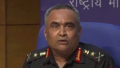 Army chief General Manoj Pande. (Twitter/ANI) Army chief General Manoj Pande. (Twitter/ANI)