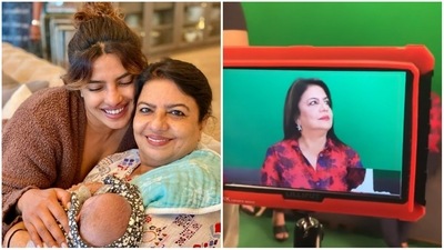 Priyanka Chopra congratulates mom Madhu Chopra on her talk show debut. Priyanka Chopra congratulates mom Madhu Chopra on her talk show debut.