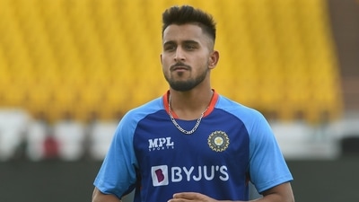  India cricket team player Umran Malik during their training session (PTI) India cricket team player Umran Malik during their training session (PTI)